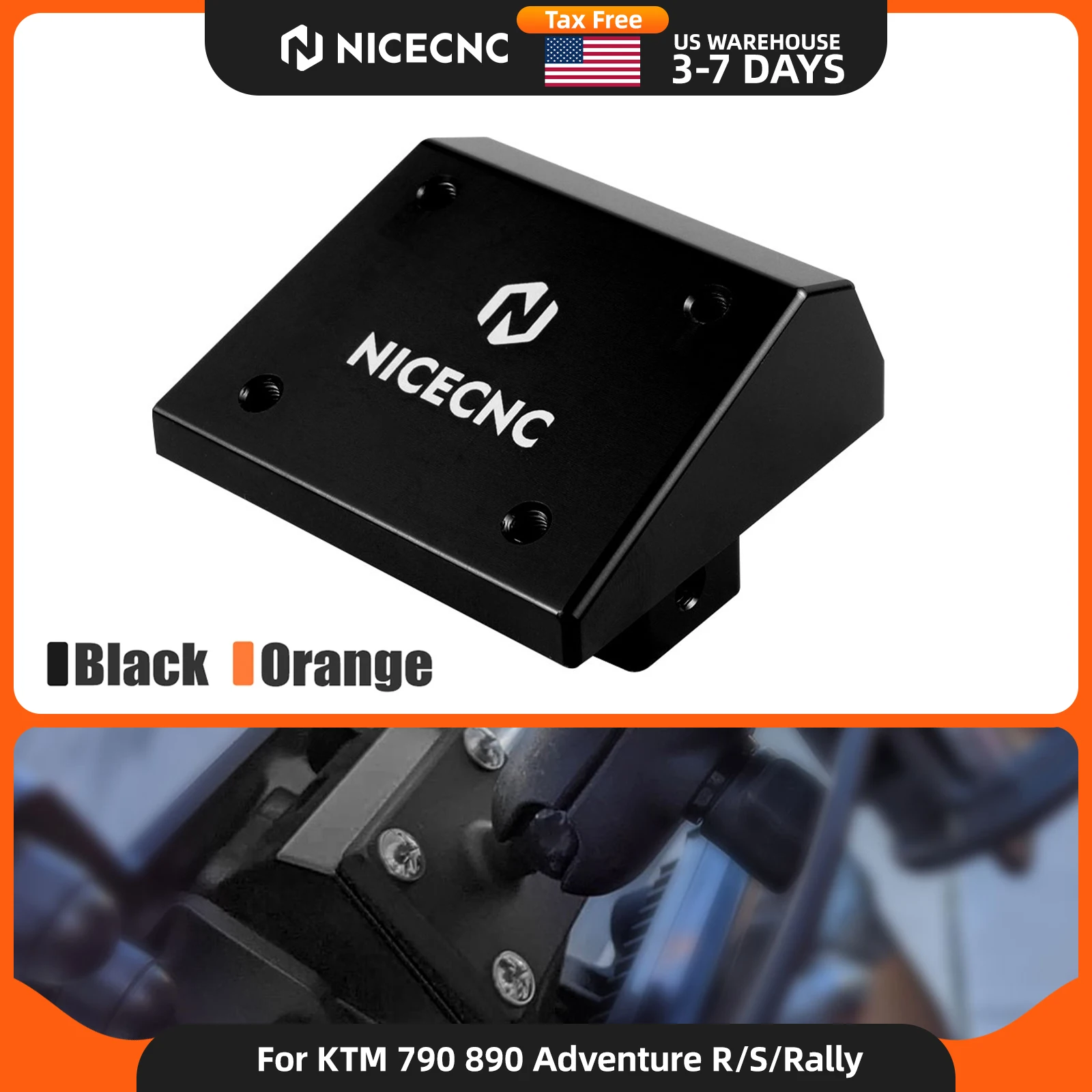 2019-2022 For KTM 790 890 Adventure R/S/Rally 790 890 Adventure 790 Adventure R 890 Adventure R NICECNC GPS Mount Bracket KTM 390 Adventure 2020-2024 Husqvarna NORDEN 901 2022-2023 KTM 390 790 890 Adventure