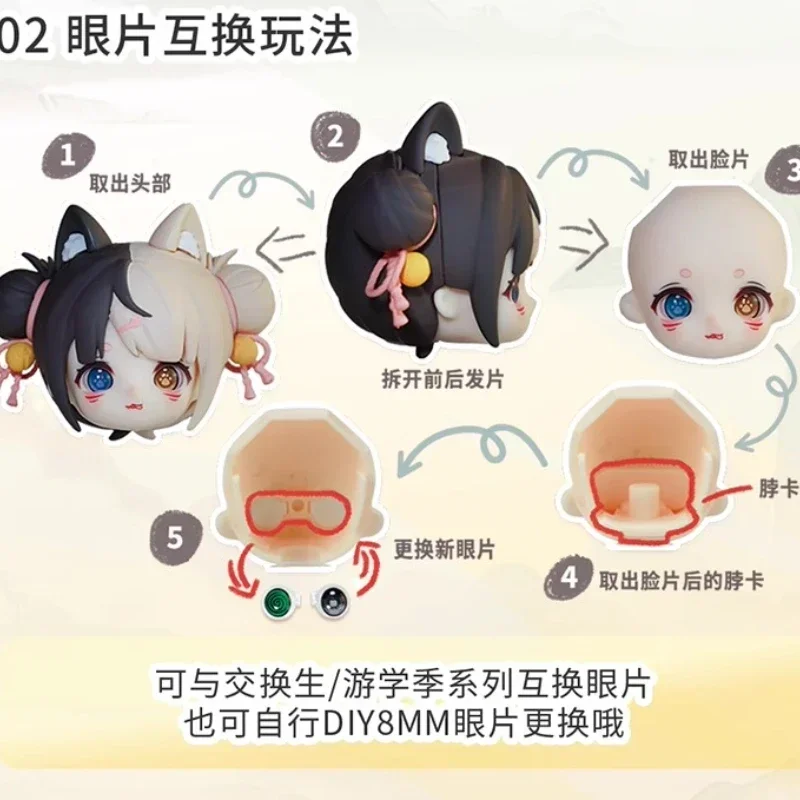 Action Figure Autentik Nagi Beast Generasi ke-4 Seri 'Free Roaming' Blind Box 1/12 MJD Articulated Koleksi Trendi Hadiah