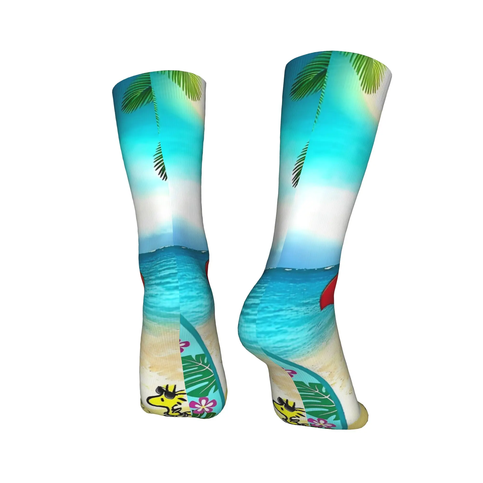 Calcetines de maní Woodstock con amigos, medias informales, calcetines antibacterianos de primavera para hombre, calcetines de ciclismo de diseño suave