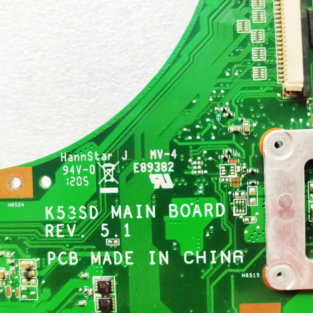 K53SD Mainboard REV.5.1 For ASUS K53SD K53S A53S A53E X53S Laptop Motherboard K53SD Notebook DDR3 HM65 GeForce 610M 2GB