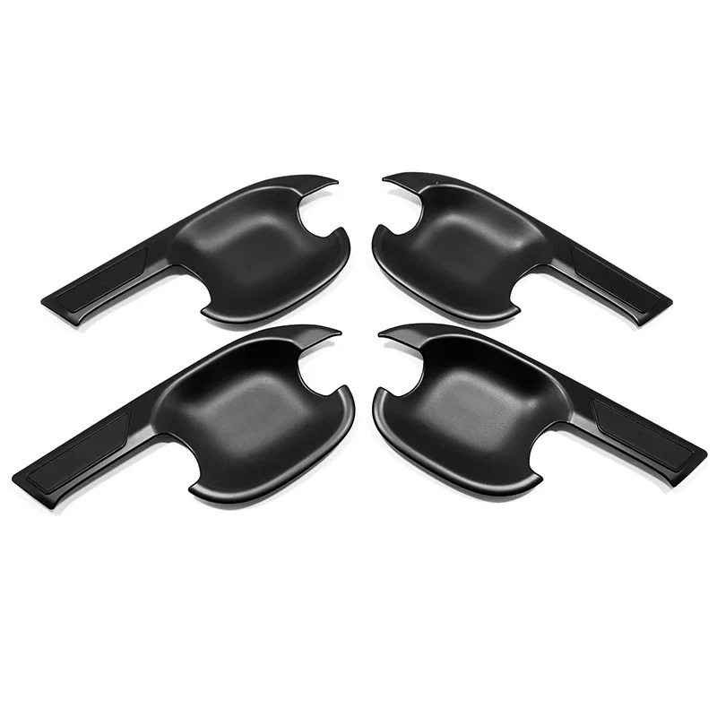 

ABS Matte Black Door Protection Door Insert Handle Bowl Cover For Mazda BT50 BT-50 2021 2022