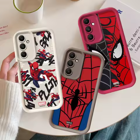 Marvel Spider Man Phone Case for Samsung Galaxy A21s A22 A23 A24 A25 A31 A32 A33 A34 A35 A51 A52s A53 A54 A55 A71 A73 5G Cover