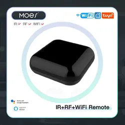 Telecomando MOES Tuya WiFi IR RF per aria condizionata TV telecomando universale a infrarossi funziona con Alexa, Google Home