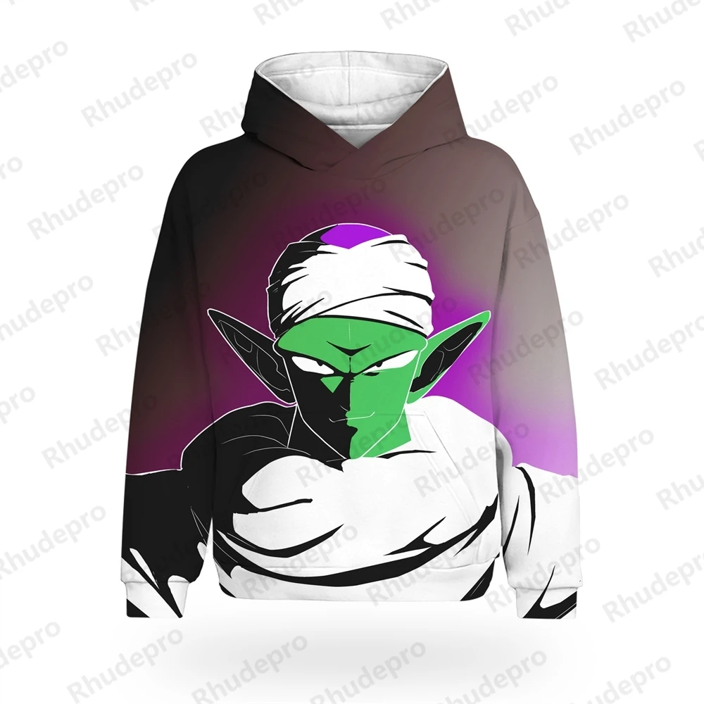 Мужская толстовка с капюшоном, уличная одежда DragonBallZ Y2k 100-5XL, топы с длинными рукавами в стиле Гоку, новый стиль хип-хоп в стиле Харадзюку