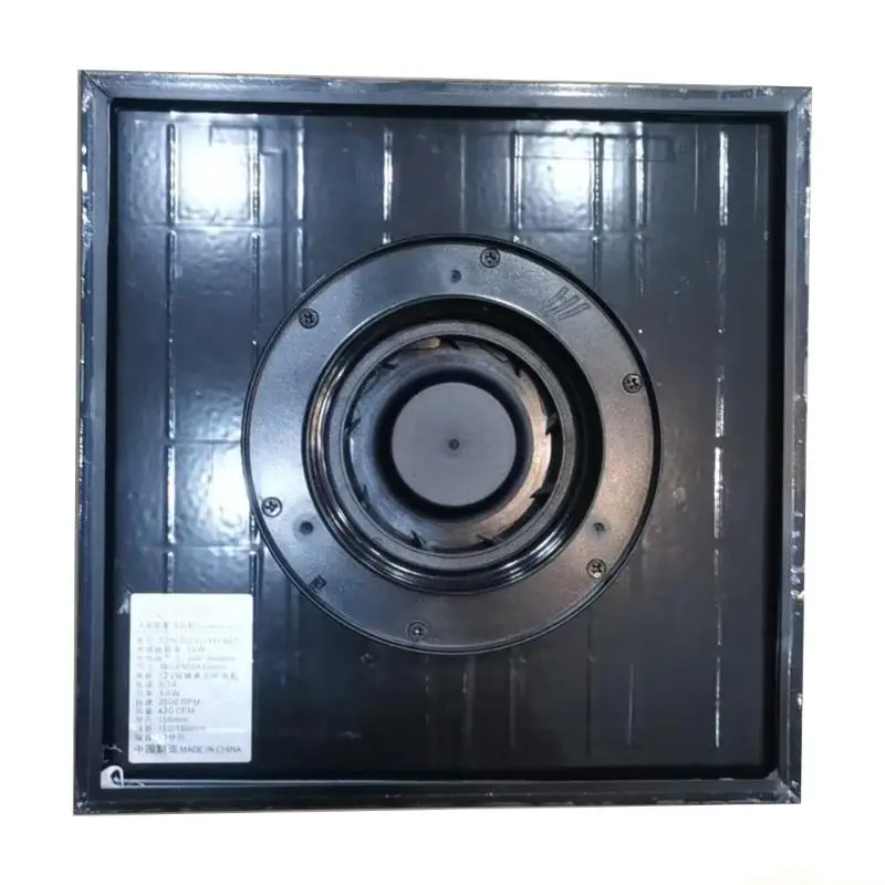 

D0AB Exhaust Fan for Chicken Coops Greenhouses Shed Waterproof Outdoor Solar Panel