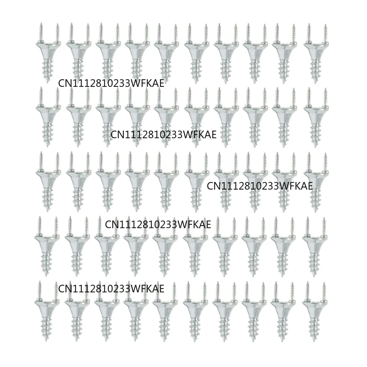 For A51T 50PCS Seamless Nails Double-Headed Screw Solid Wood Baseboard Seamless Nails Foot Line Special Nails