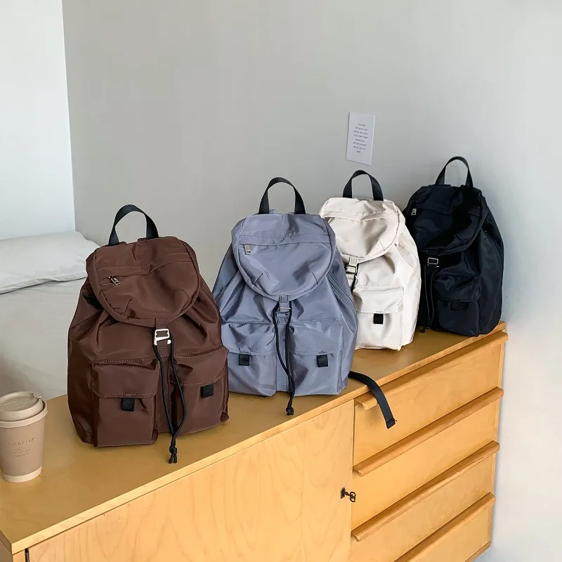 New Women's Backpack Fashionable High Quality Student Backpack Casual Lightweight Versatile Men's Multi Functional Backpack