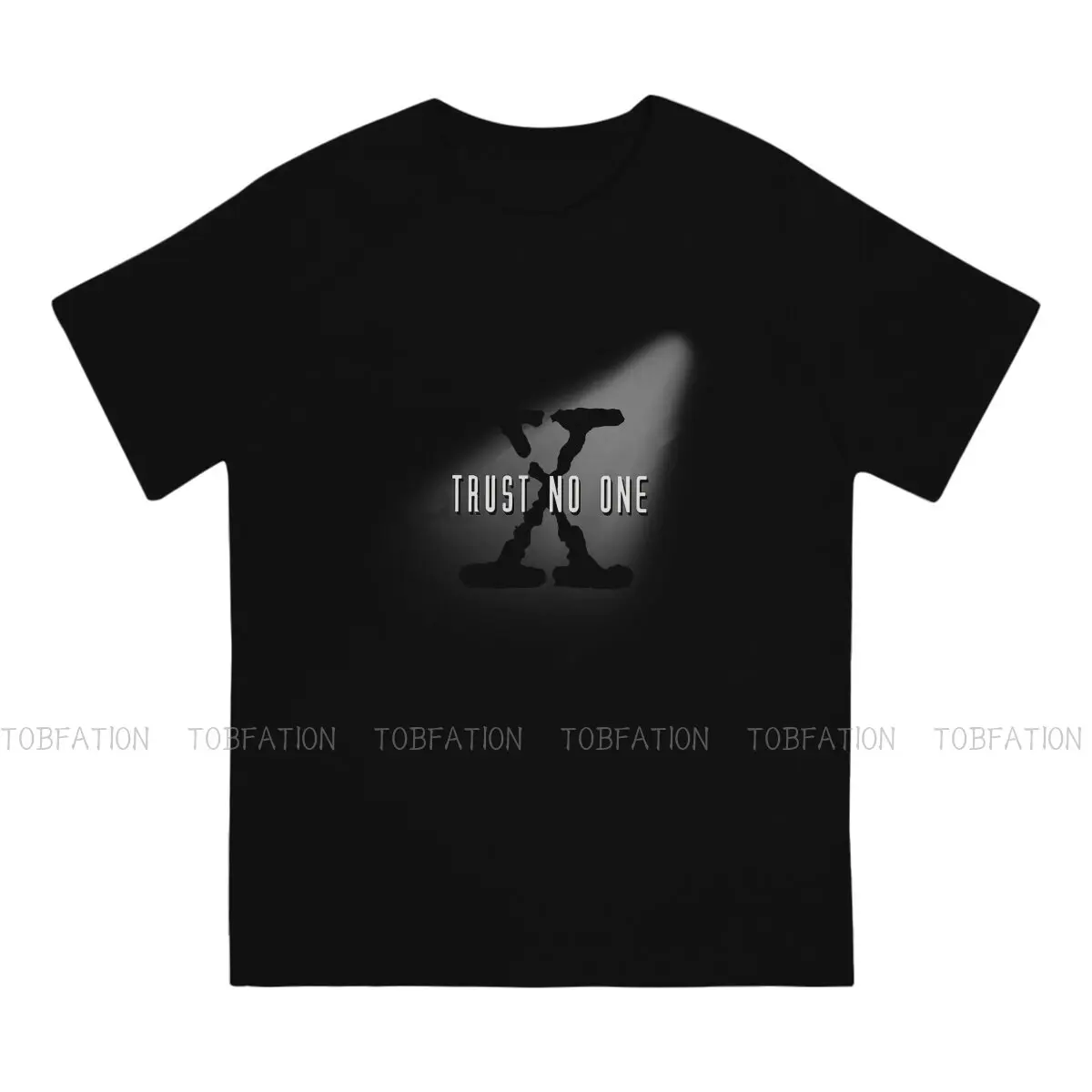 the X Files Trust No One T Shirt Grunge Men\'s Tees Summer Big size Cotton Clothing Harajuku O-Neck TShirt