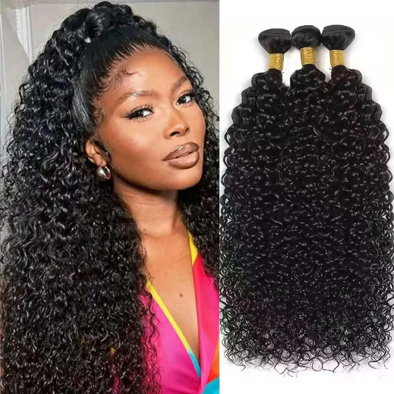 #49 Latest Curly Human Hair Extensions Offers