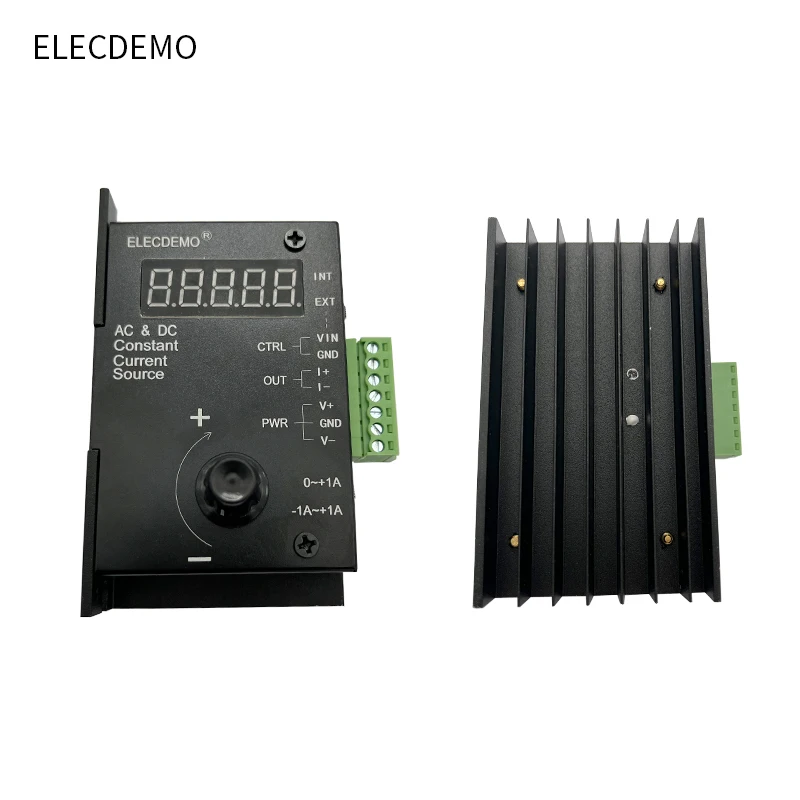 Voltage-controlled constant current source positive and negative 1A AC and DC current source proportional valve adjustable digit