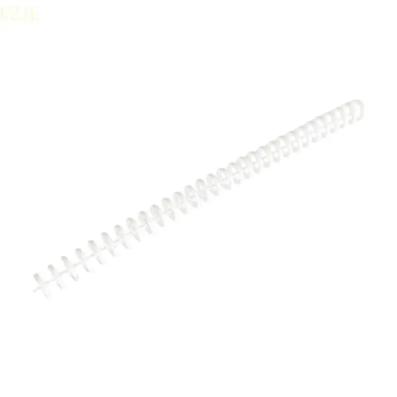 U2JE 30 Rings PVC Comb Comb 30 Hole Binder Binder Sloils 12mm for for Notebook