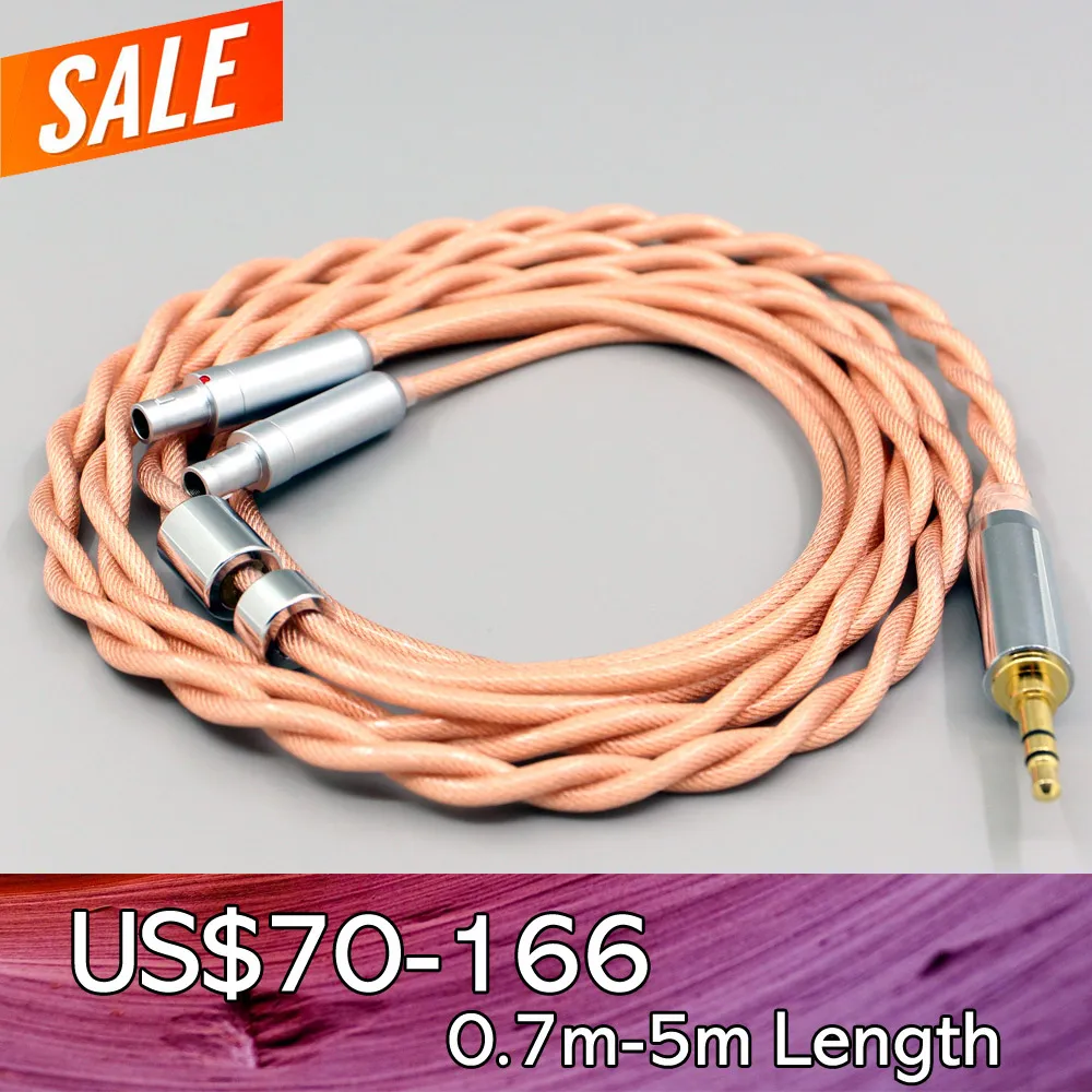 

Type6 756 core Shielding 7n Litz OCC Earphone Cable For Sennheiser HD800 HD800s HD820s HD820 Dharma D1000 LN007996