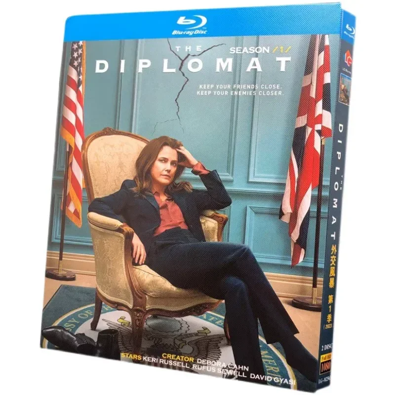

BD Blu-ray High Definition British Drama The Diplomat Seasons 1 and 2 Four Discs Box Set