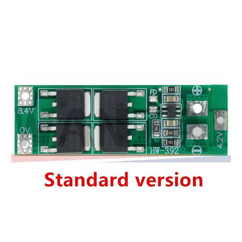 2S 20A 7.4V 8.4V 18650 Lithium battery protection board/BMS board standard/balance