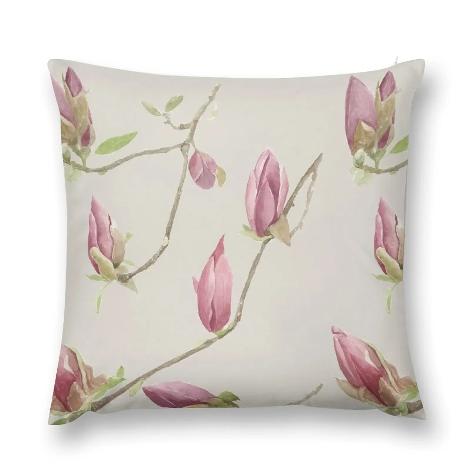 Magnolias fever Throw Pillow christmas pillowcases Cushion Cover pillow