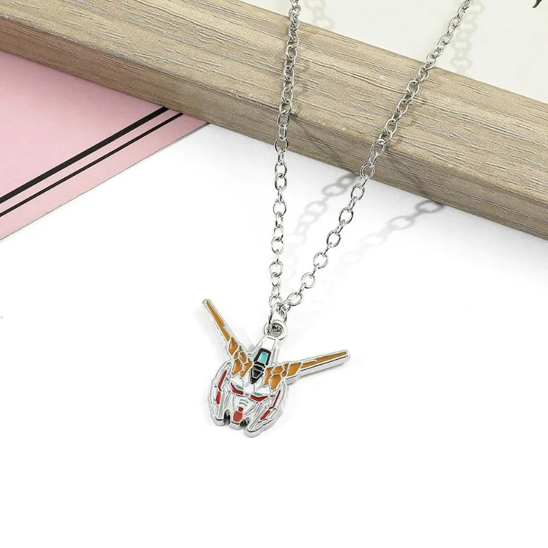 Mobile Suit Gundam Necklace Cute Fashionable Personalized Creative Kawaii Simple Necklace Pendant Birthday Gift for Friends - view 2