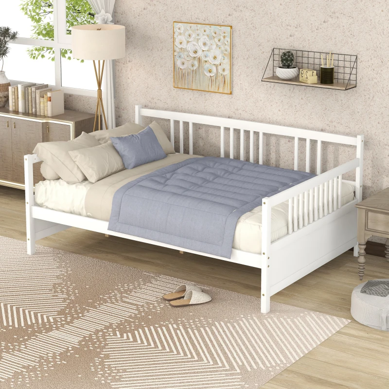 

Full Size Daybed with Support Legs, White