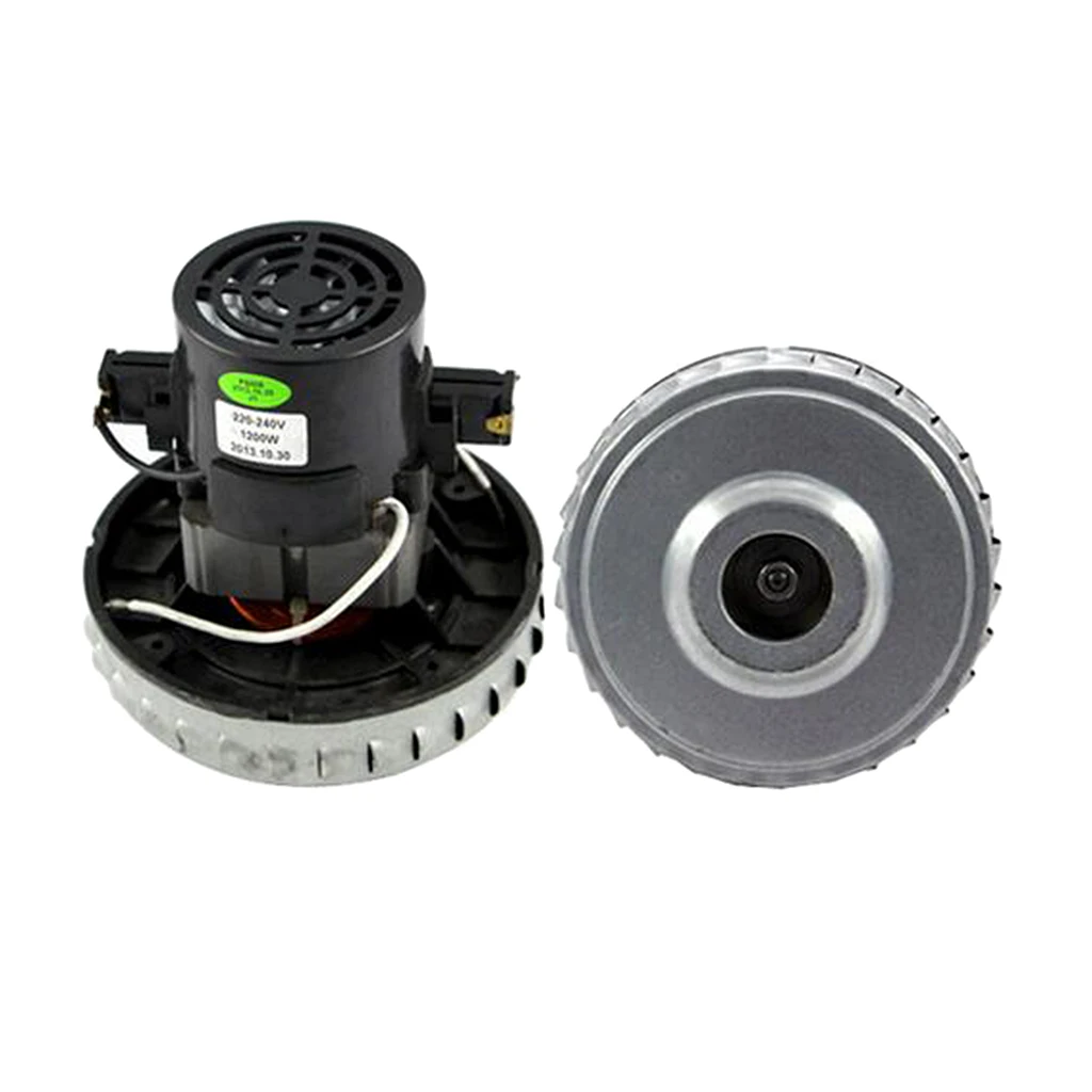 and Wet Vacuum Cleaner Motor 1200W Two Turbine wheels Black Aluminum