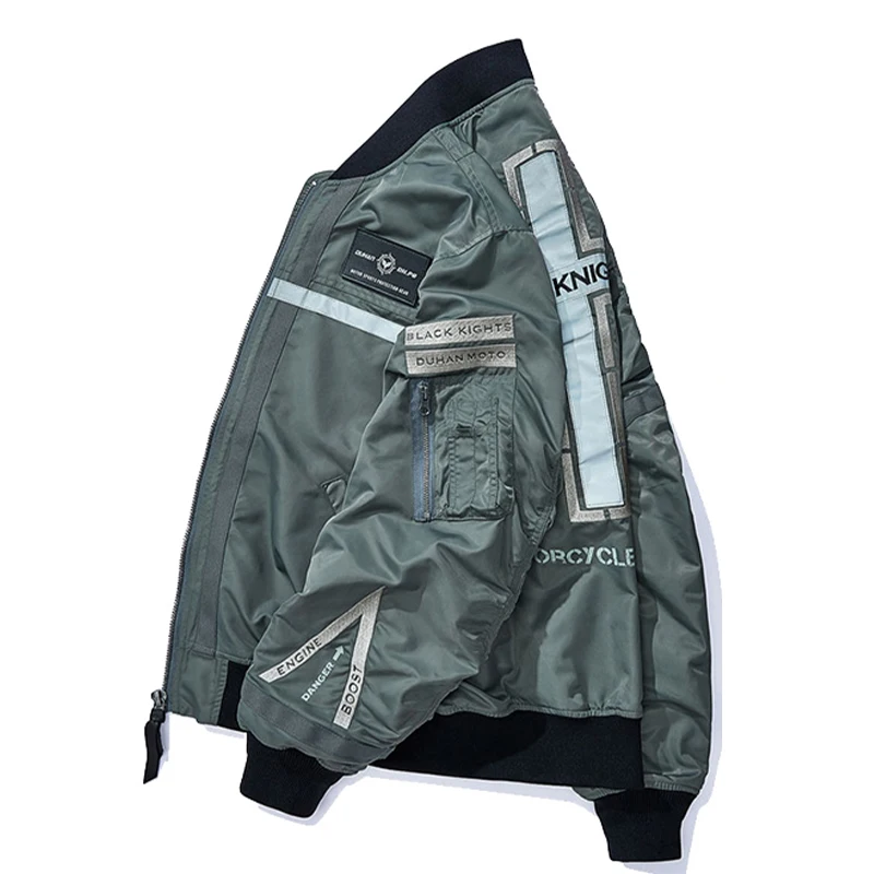 

Unisex Fashion Pilot Jacket Breathable Mesh Motorcycle Jacket Wear Resistant Bicycle Jacket Reflective Protection Veste Moto