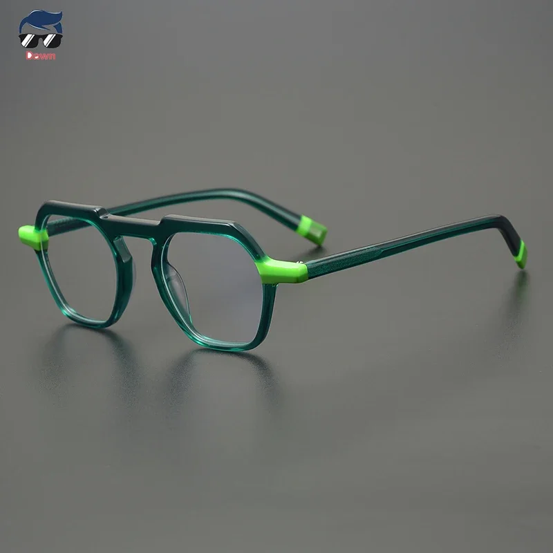 TOP Quality Handmade Personalized Acetate Glasses Frame Men Optical Eyewear Myopia Reading Women Prescription Eyeglasses