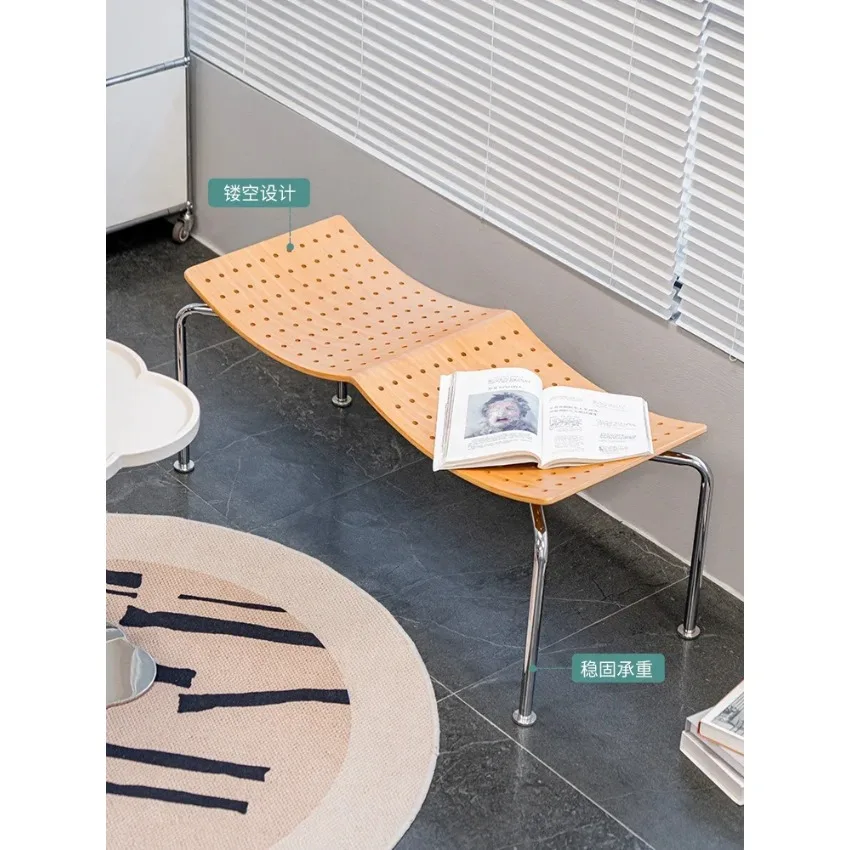 Double Seat Chair Living Room Dining Furniture Household Leisure Side Chair