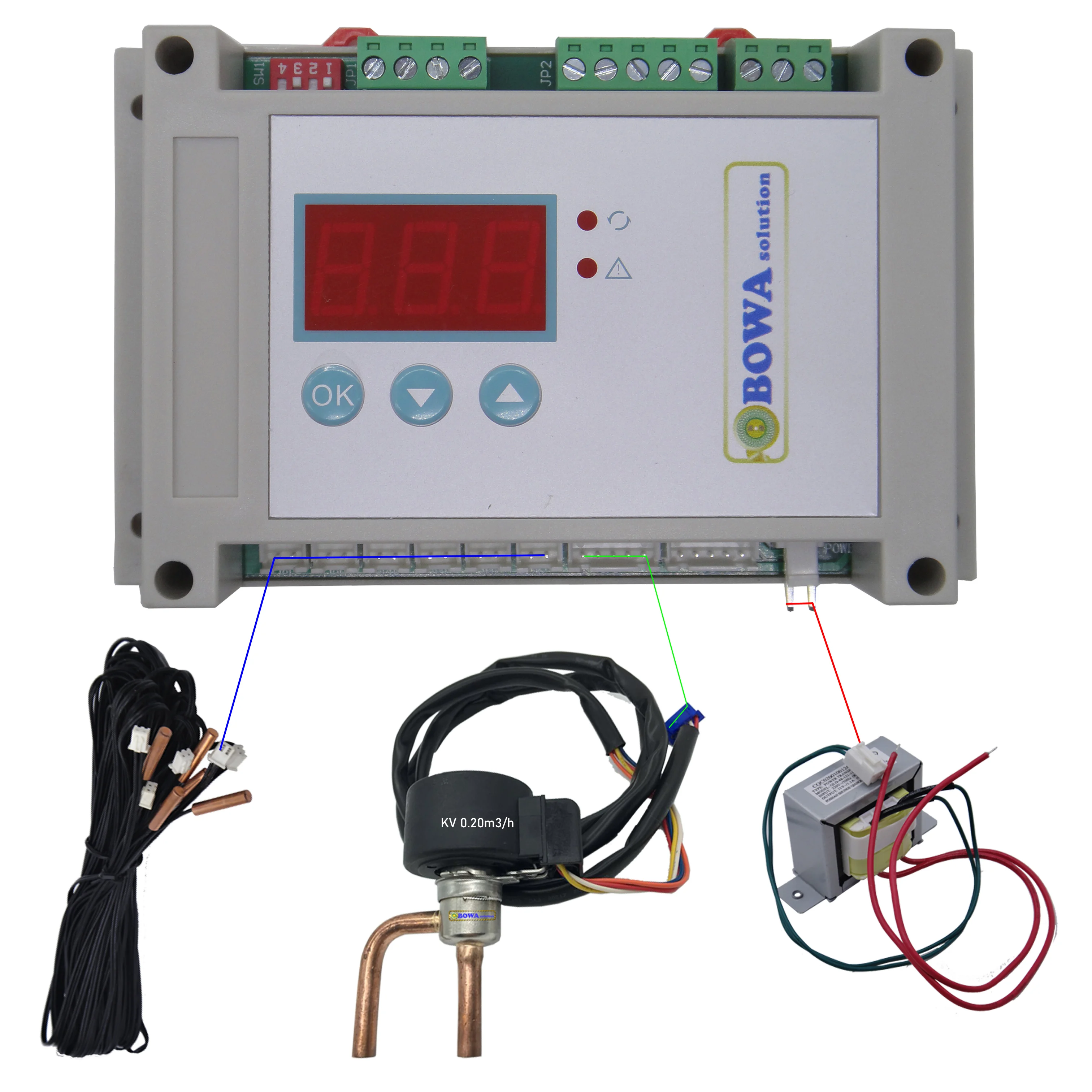 7,000kCal independent working EXV of heat pump water heaters is compatible with most common refrigerants including R1234yf, etc.