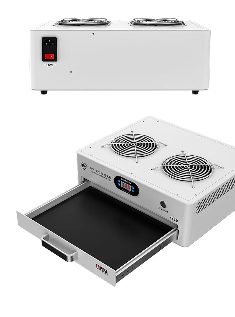 TBK 905A UV Ultraviolet Curing Box for Mobile Phone Repair Tools LCD Touch Screen Drying Phone Screen Repair