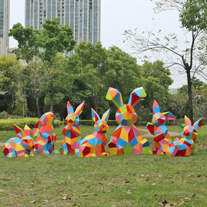 Trendy Luxury Garden Statues Creative Modern Display Designer Landscaping Sculptures Artificial Tuindecoratie Garden Decorations