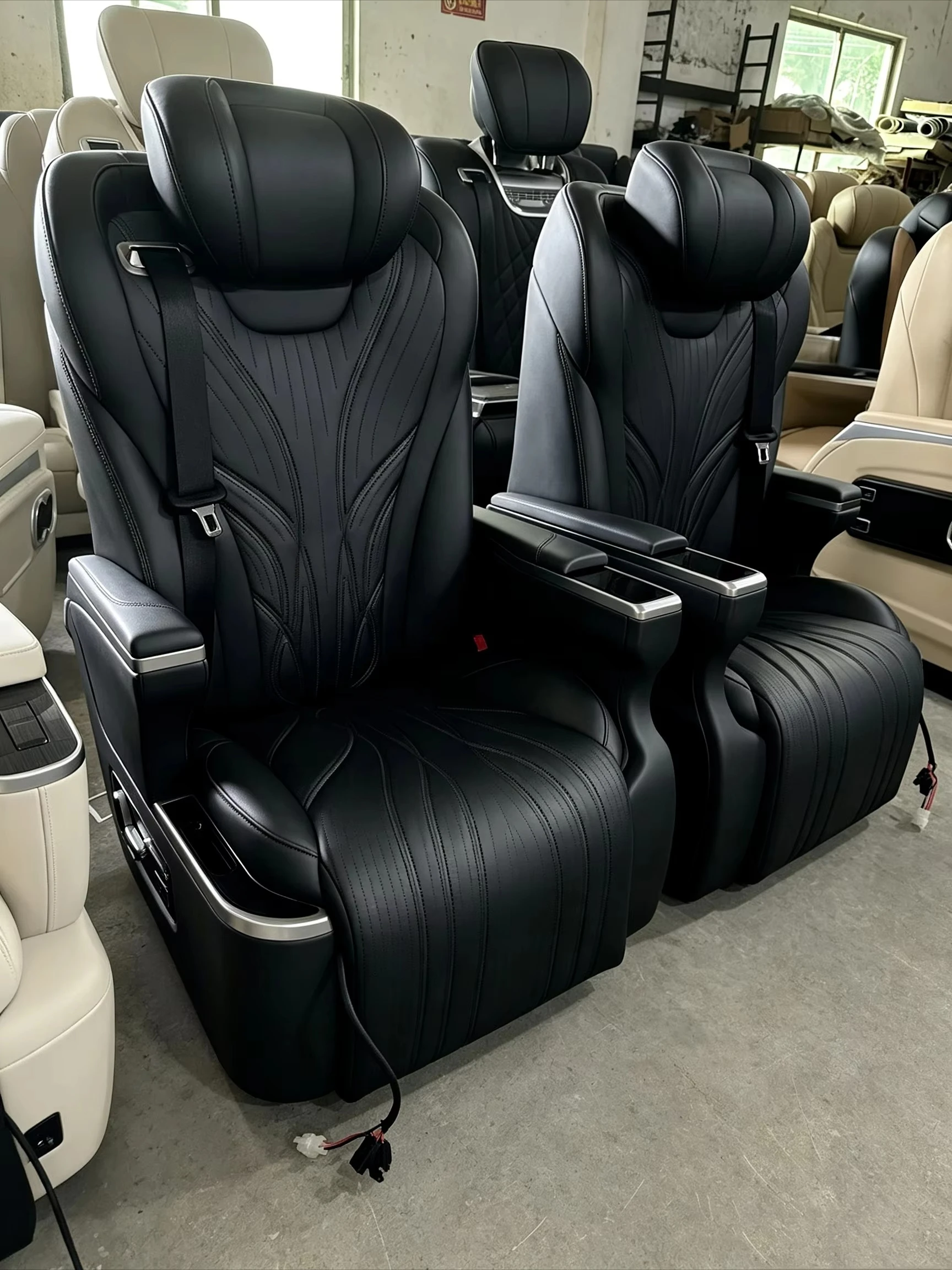 Luxury Car Seat Airplane Style Electric Massage ViP Captain Seat With Massage Heating and Ventilation
