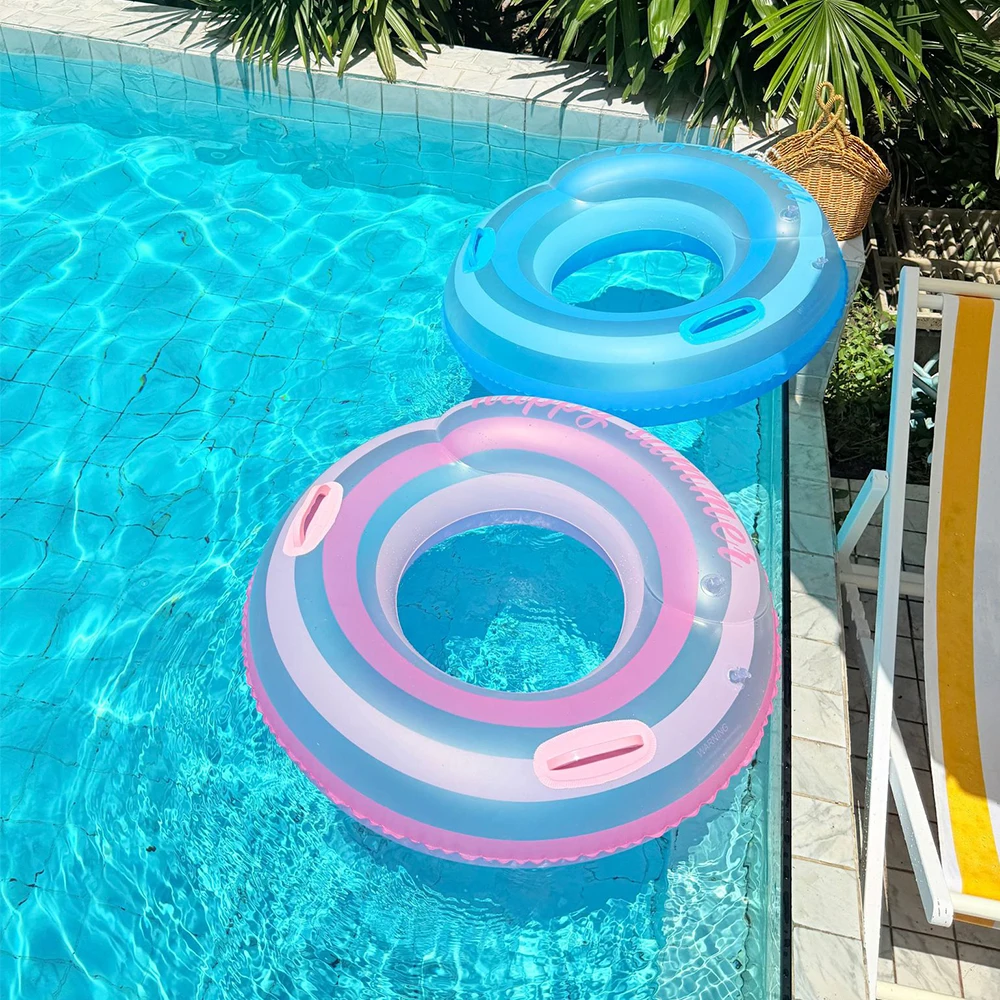 Anillo De Natación Inflable Con Lentejuelas Para Adultos – Flotador De PVC Resistente Para Piscina, Playa Y Fiestas De Verano