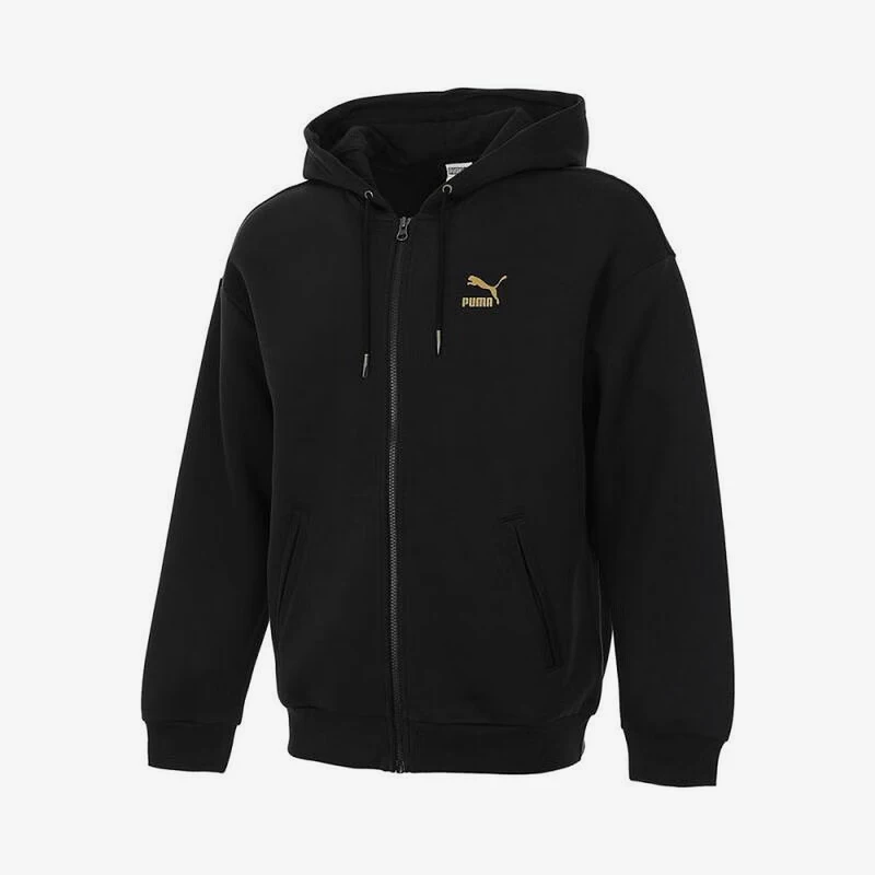 

Puma натуральная зима 2024, новая свободная теплая вязаная куртка унисекс с капюшоном 631068-01