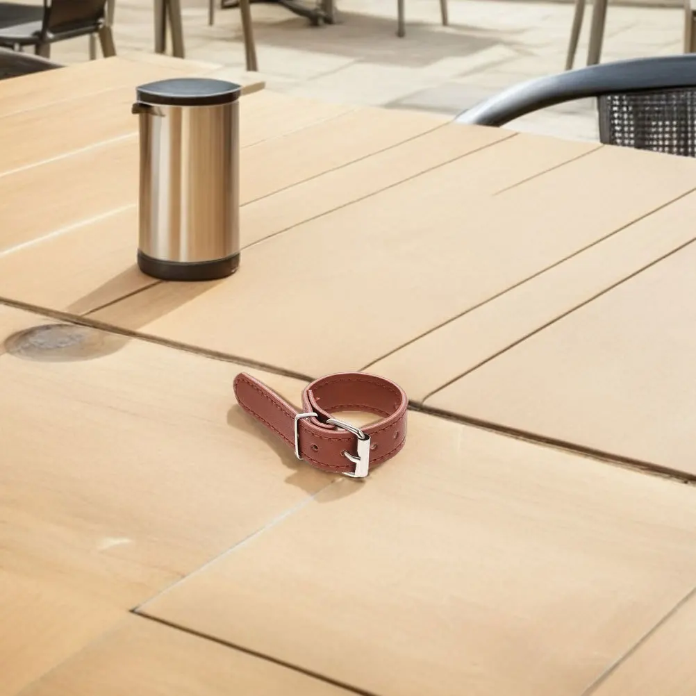 

8Pcs Bicycle Basket Straps PU Adjustable Sturdy Front Bike Organizer Kids Secure Fit for Various Baskets Cycling