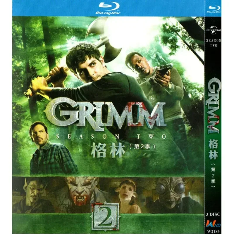 

American Fantasy Suspense TV Series Grimm Seasons 1 to 6 Blu ray High Definition 17 Discs