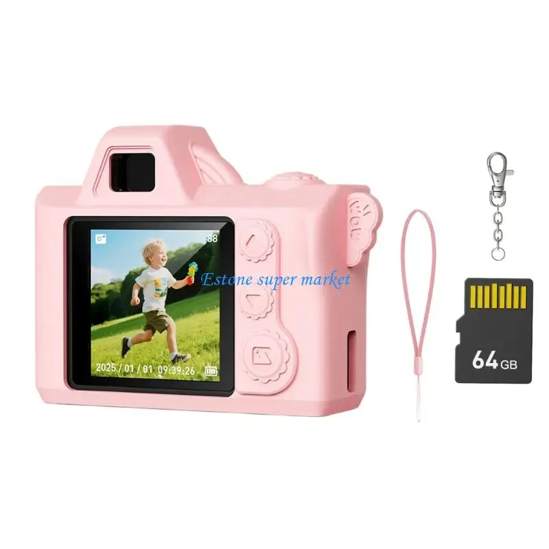 090B 64G 메모리 720P 사진 비디오로 구성된 어린이 만화 토이 카메라 포착
