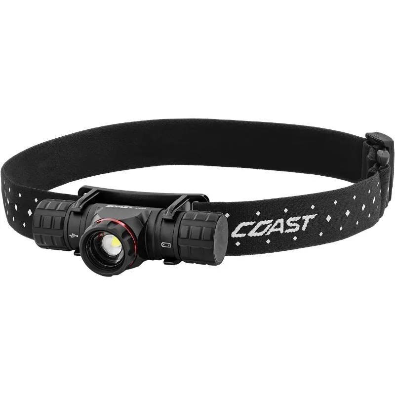 

Coast XPH30R 1200 Lumen USB-C Rechargeable Dual Power Headlamp with Twist Focus Beam and Magnetic Base