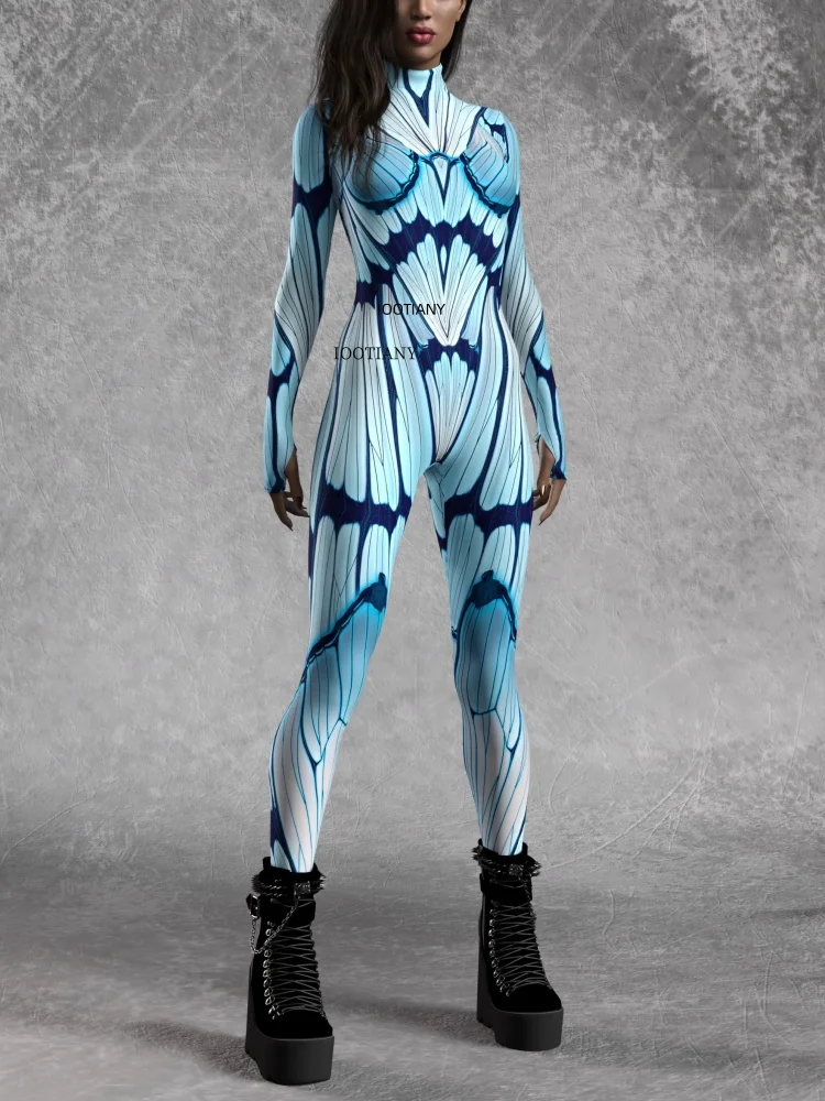 Halloween Karneval Party Cosplay Jumpsuit Paar Sexy Steampunk Schmetterling Bodysuit Bühnentanz Leotard Kostüm – Detail 9