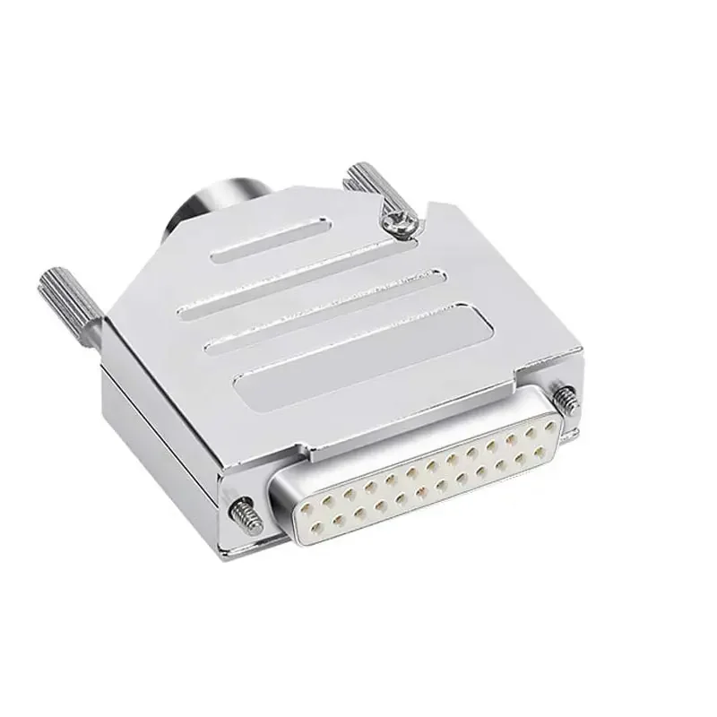 Gold-plated DB25 Connector Industrial 25-pin Plug with Metal Shell 25P Male Female Connector for LED Communication Converter