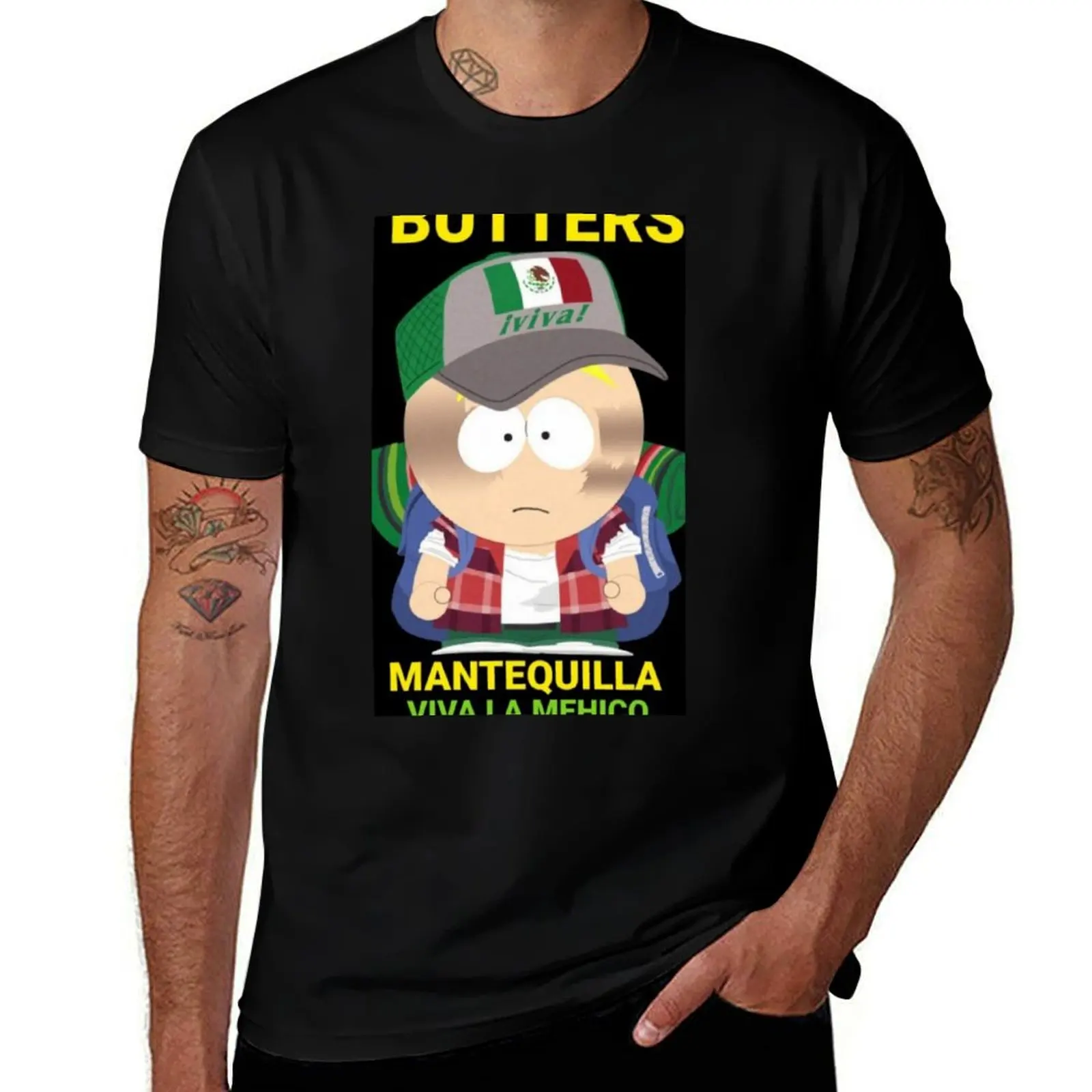 South park Butters Mantequilla T-Shirt Work Utility Short Sleeve Shirt T-Shirt