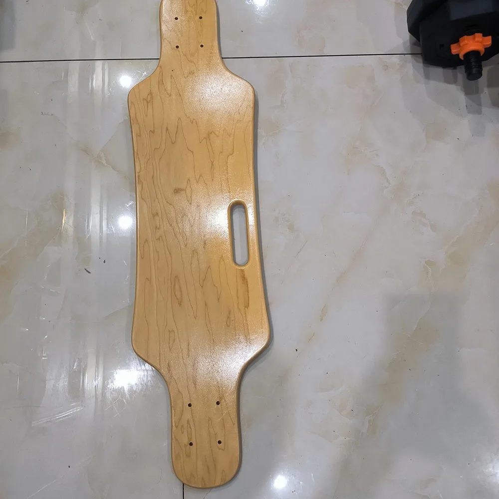 Tabla de Longboard en Blanco de 81CM de Madera de Arce, Parte de Tabla de Skateboard, Suministro de Partes para Tabla Eléctrica
