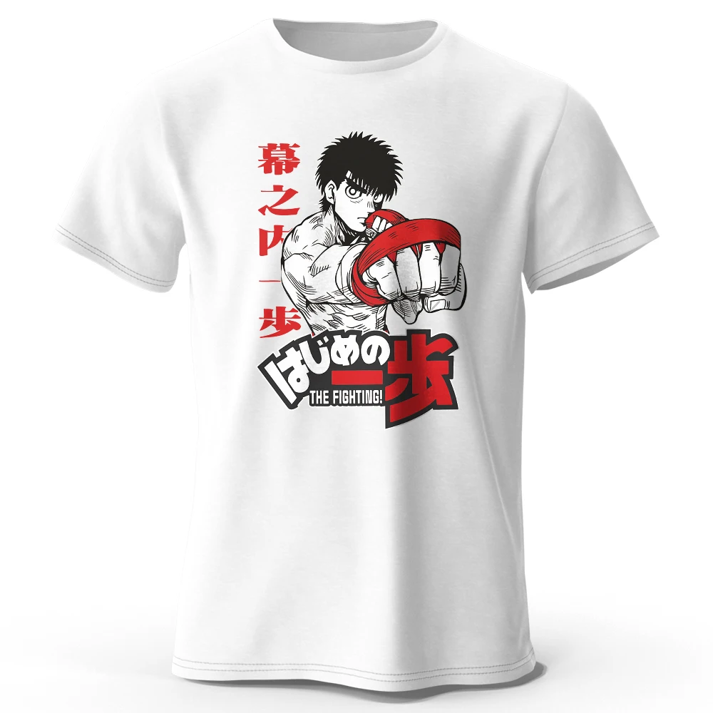 Herren neue Sommer T-Shirt japanische Cartoon Boxing Gym Print Anime Grafik T-Shirts für Männer Frauen Tops