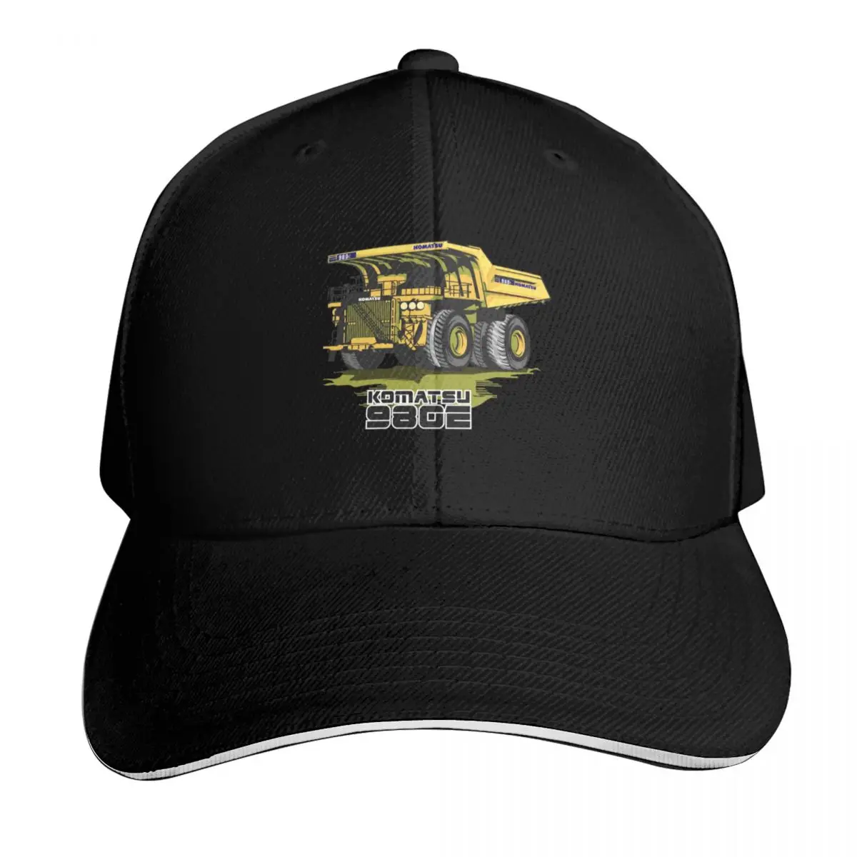 

Mining Truck Komatsu 980E Essential Baseball Cap Bobble Hat sun caps fishing hat party Hat Man Women's