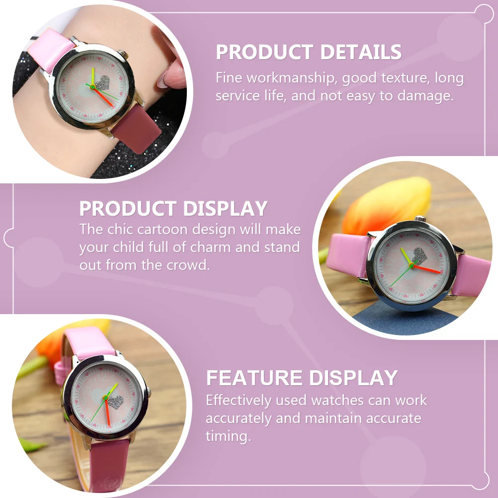 ساعة كارتون مصنوعة بحرفية جيدة وحركة كوارتز دقيقة وساعة يد عصرية من السيليكون #6