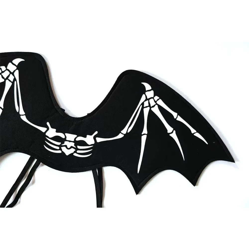 어린이 성인 해골 코스프레 날개 할로윈 소녀 소년 남성 여성 장갑 날개 재미있는 드레스업