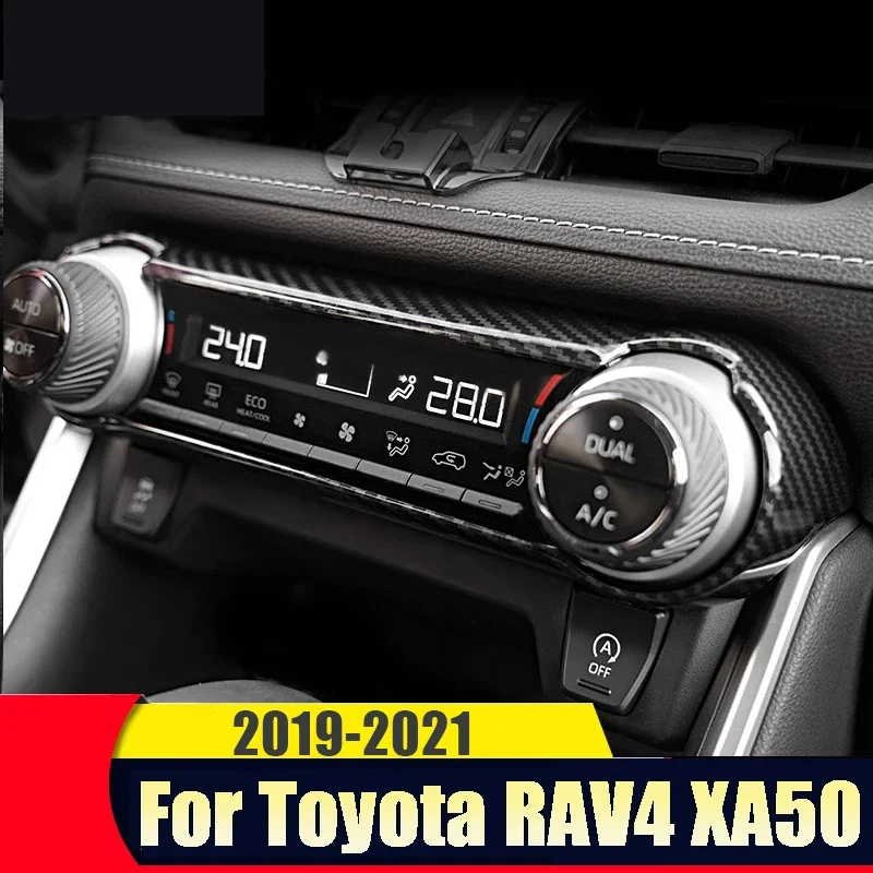 

Центральная регулировочная панель управления автомобиля из АБС-пластика, кнопка обогрева сиденья, накладка на рамку для Toyota RAV4 XA50 2019-2022 2023 2024, аксессуары