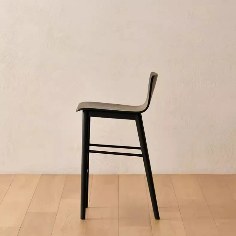 Sedia da bar nordica di design Soggiorno moderno e semplice Sgabelli da bar ergonomici Banchi reception Rilassanti mobili da bar Chaise De