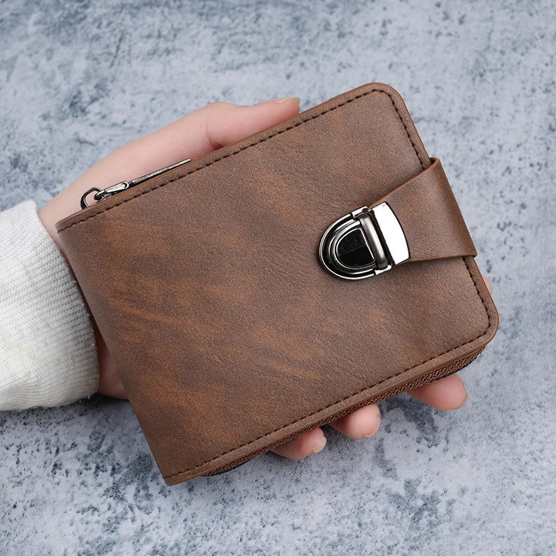 carteira-masculina-curta-vintage-com-fecho-de-pressao-bolso-com-ziper-multiplos-slots-para-cartoes-estilo-retro-porta-cartoes-e-dinheiro-portatil-para-uso-diario