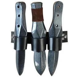 Medieval Dagger Throwing Knife Holder LARP Ninja Warrior Samurai Assassin Cosplay Costume Kunai Scabbard Sheath Holster Drop Leg