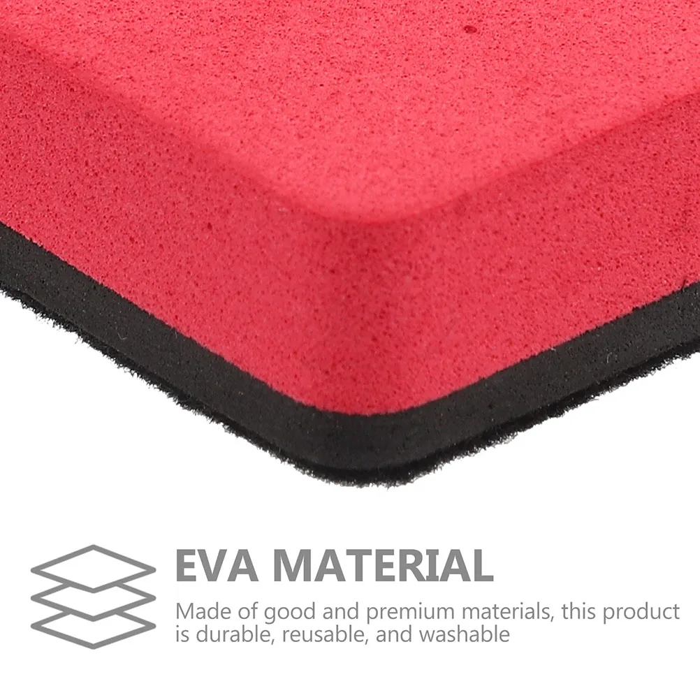 

8 Pcs Magnetic Dry Erasers Whiteboard Office Accessories EVA Chalk Wiper School Supplies Red Yellow Blue Each Stain