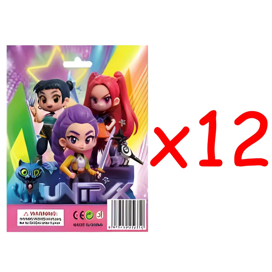 กล่องสุ่มฟิกเกอร์อนิเมะ Kpop Demon Hunters ของสะสมสำหรับแฟนๆ ตกแต่งโต๊ะทำงาน เล่นเกม และภาพเคลื่อนไหว