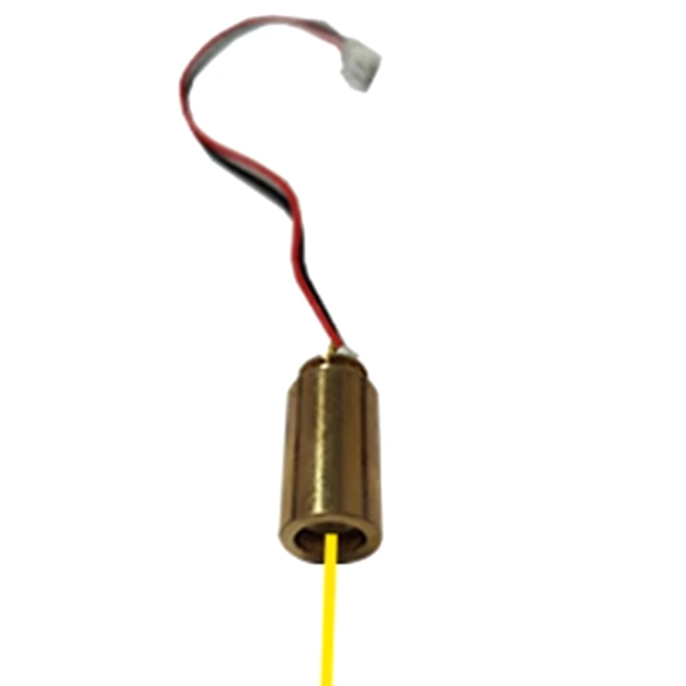 571nm 10mw Golden Yellow Light Dot Laser Module 12*21mm